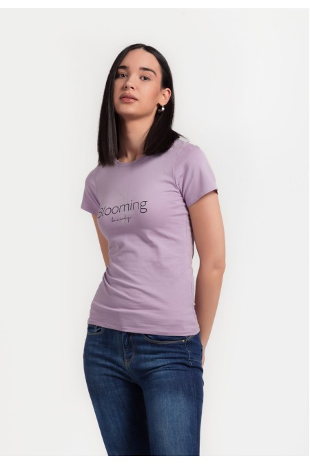 MAJICA K.RUKAV Ž B A24PZM40 LILA