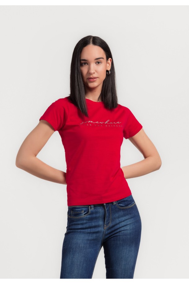 MAJICA K.RUKAV Ž B A24PZM9 FUKSIJA