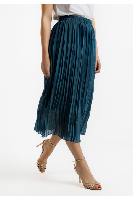 SUKNJA Ž K A24POZSU102-Z PETROLEJ PLAVA