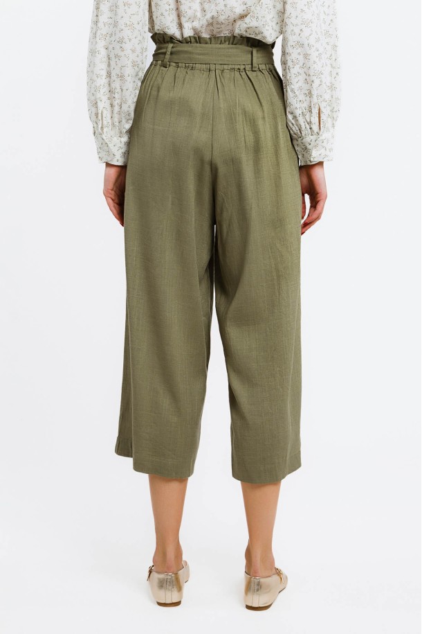 3/4 HLAČE Ž K A24POZH117-A MASLINA