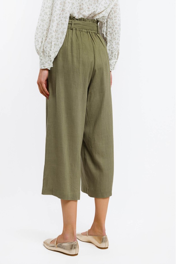 3/4 HLAČE Ž K A24POZH117-A MASLINA