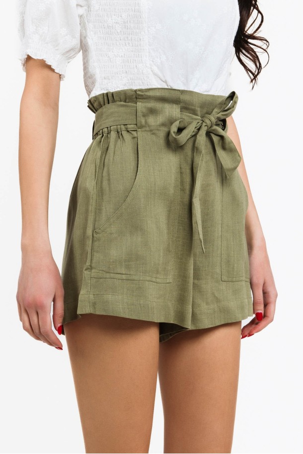 KRATKE HLAČE Ž K A24POZH117 MASLINA