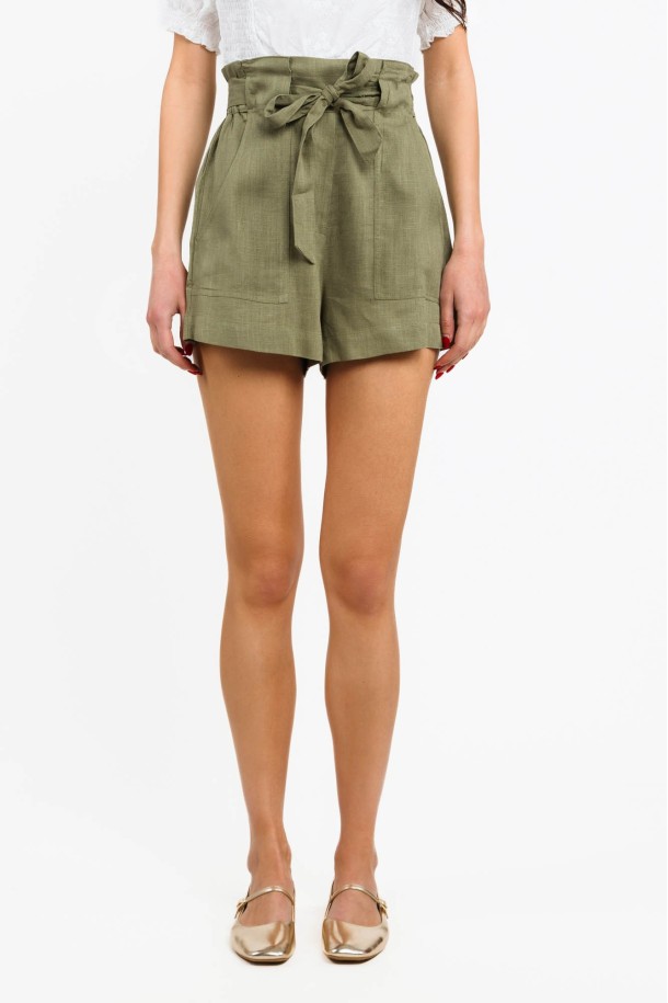 KRATKE HLAČE Ž K A24POZH117 MASLINA