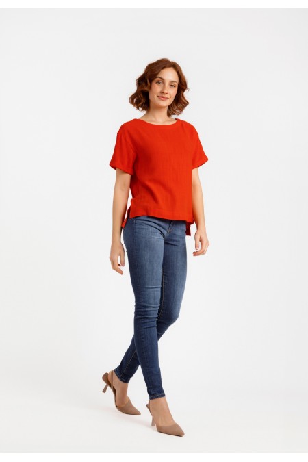 KOŠULJA K.RUKAV Ž K A24LZKO112 LOSOS