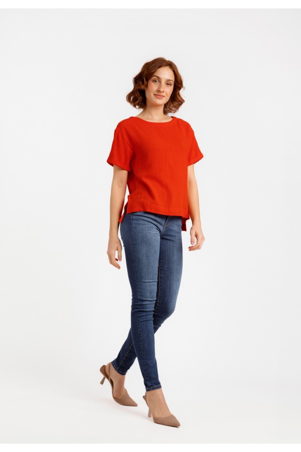 KOŠULJA K.RUKAV Ž K A24LZKO112 LOSOS