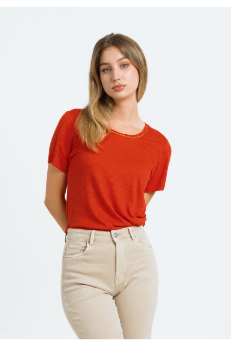 MAJICA K.RUKAV Ž T A24PZM400 KORALJNA