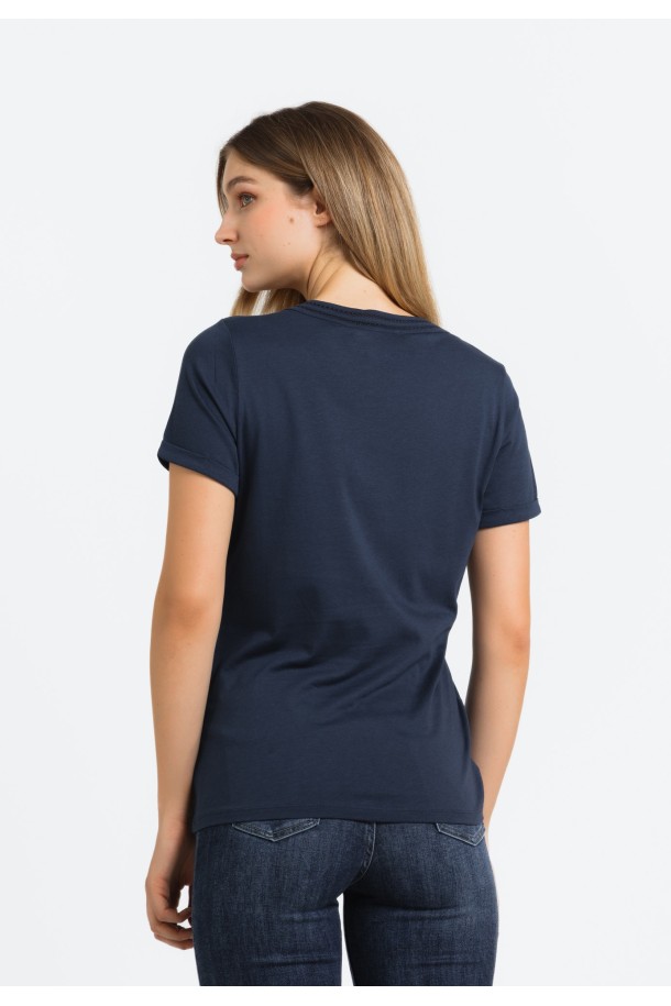 MAJICA K.RUKAV Ž T A24PZM403 T.PLAVA