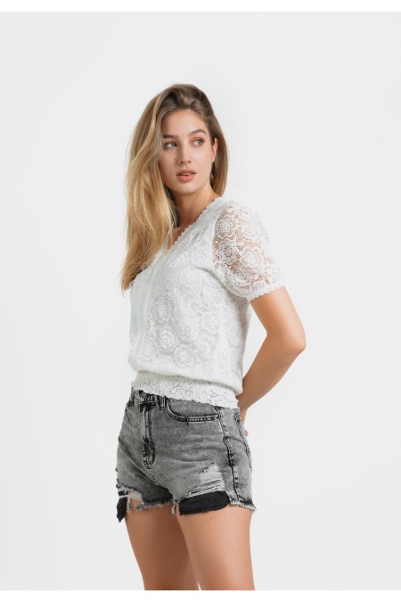 BLUZA Ž.I.KR.RUK. A2492489 BIJELA