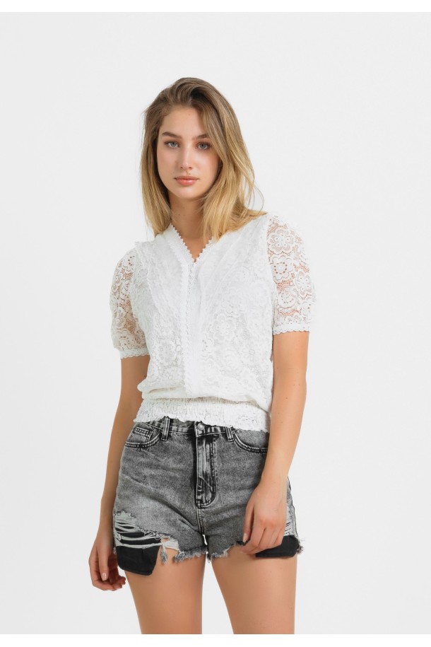 BLUZA Ž.I.KR.RUK. A2492489 BIJELA