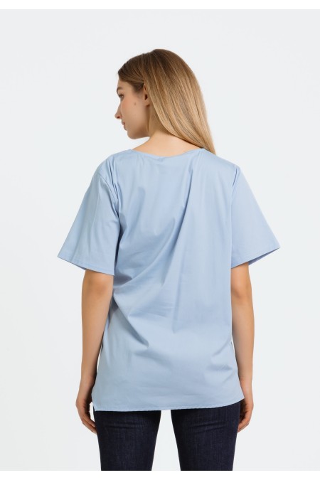 BLUZA KR Ž.I. A240237 PLAVA