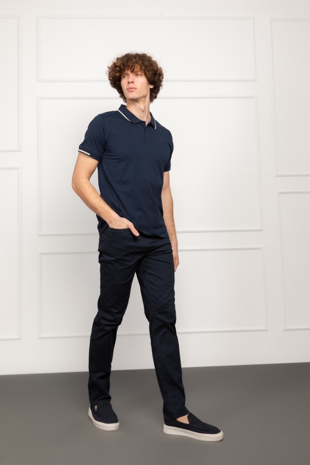 HLAČE M P A26KMH3020  T.PLAVA