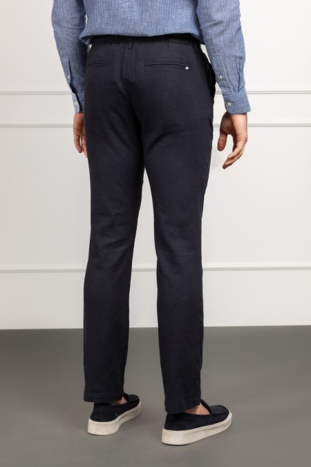 HLAČE M K A26LMH100 T.PLAVA