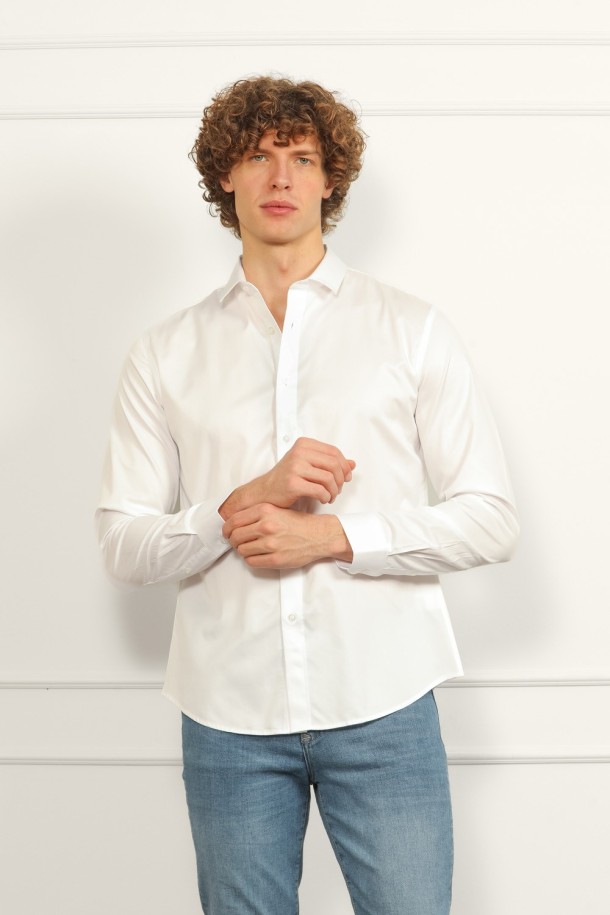 KOŠULJA D.RUKAV M K A26POMKO117 BIJELA