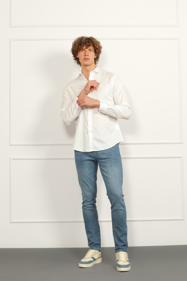 KOŠULJA D.RUKAV M K A26POMKO117 BIJELA