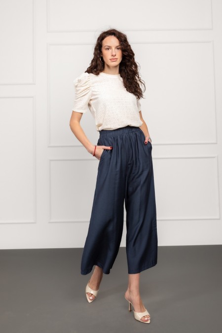 3/4 HLAČE Ž K A26POZH1161-P T.PLAVA