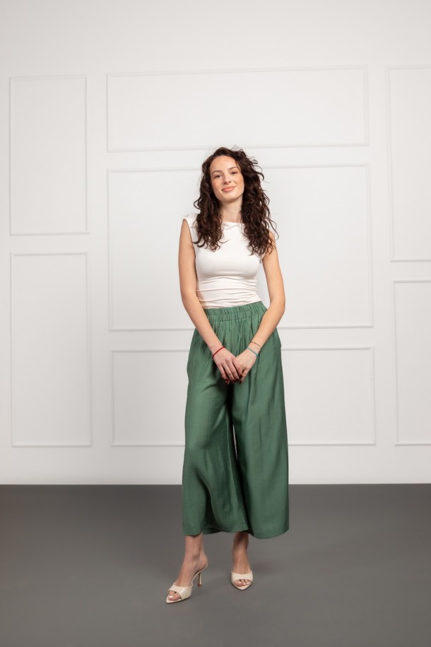 3/4 HLAČE Ž K A26POZH1161-Z T.ZELENA