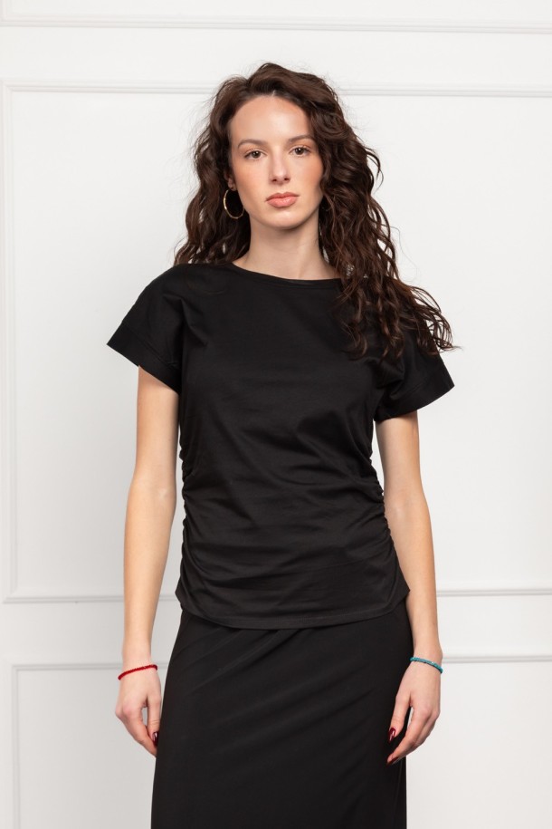 MAJICA K.RUKAV Ž K A26PZM11 CRNA