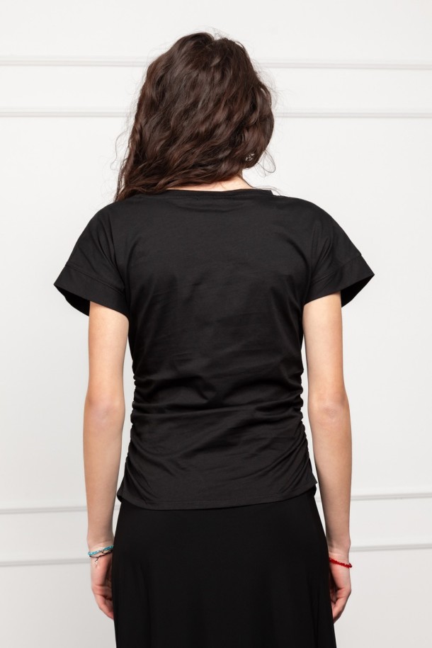 MAJICA K.RUKAV Ž K A26PZM11 CRNA