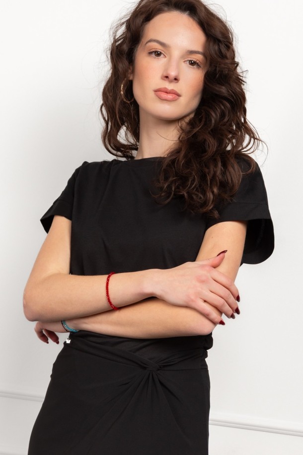 MAJICA K.RUKAV Ž K A26PZM11 CRNA