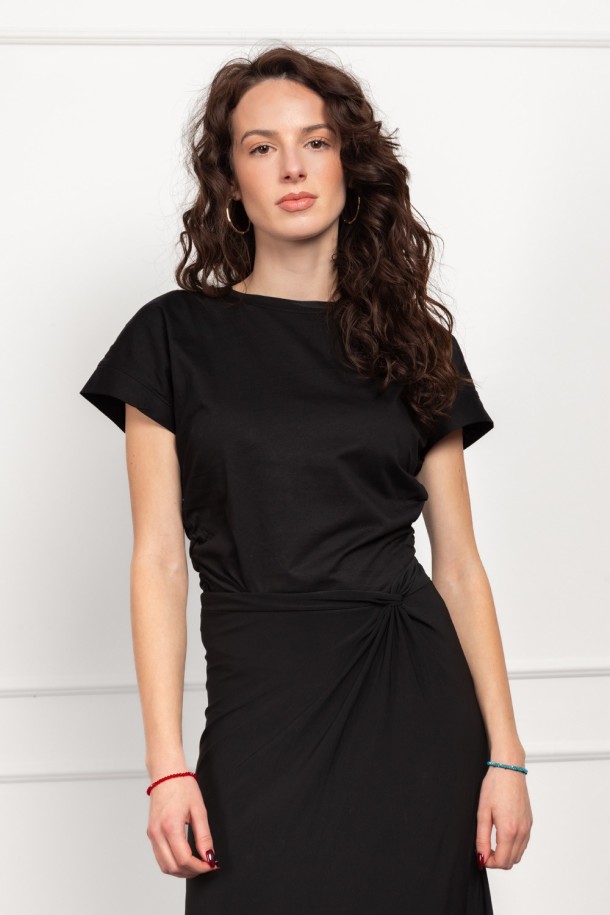 MAJICA K.RUKAV Ž K A26PZM11 CRNA