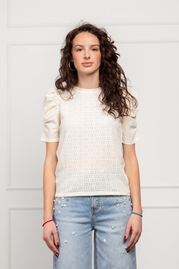 MAJICA K.RUKAV Ž K A26PZM2880 BIJELA