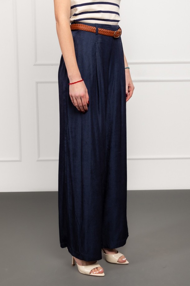 HLAČE Ž K A26POZH130-B T.PLAVA