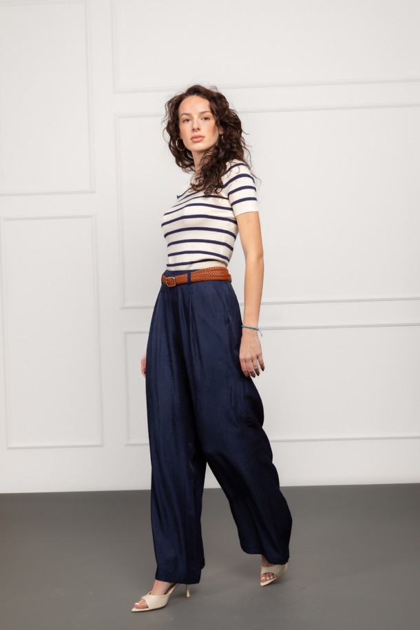 HLAČE Ž K A26POZH130-B T.PLAVA