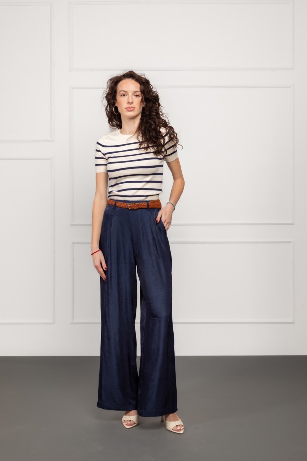 HLAČE Ž K A26POZH130-B T.PLAVA