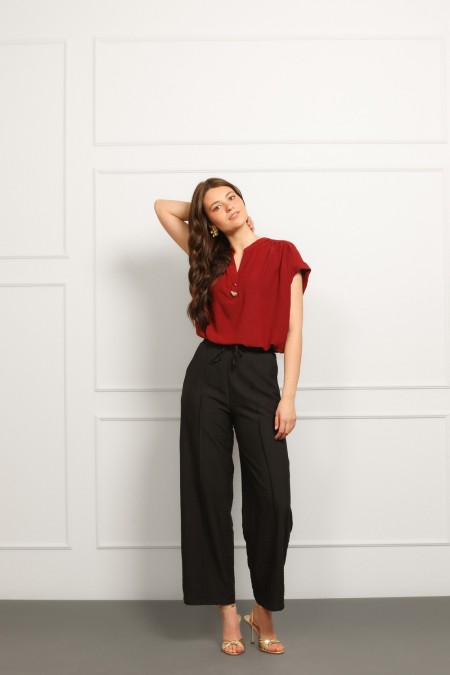 HLAČE Ž K A26POZH1310 CRNA