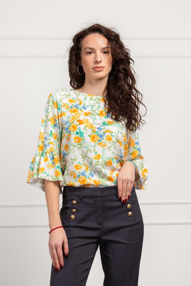 KOŠULJA 3/4 RUKAV Ž K A26POZKO1070 UZORAK 2