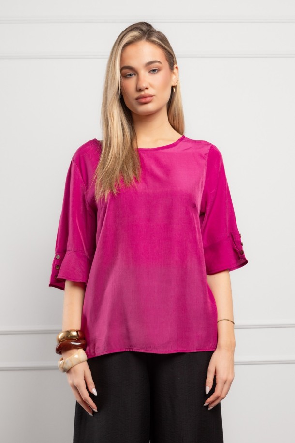 KOŠULJA 3/4 RUKAV Ž K A26POZKO1200-C CIKLAMA