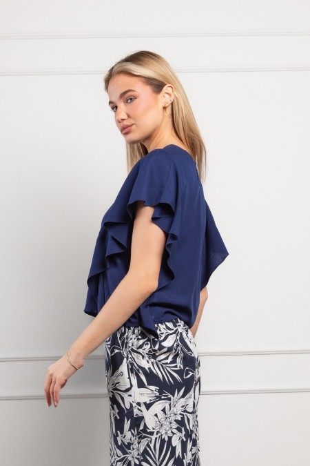 KOŠULJA K.RUKAV Ž K A26POZKO1150-P T.PLAVA