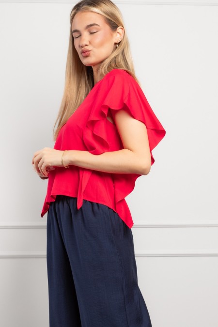 KOŠULJA K.RUKAV Ž K A26POZKO1150-C SR.CRVENA