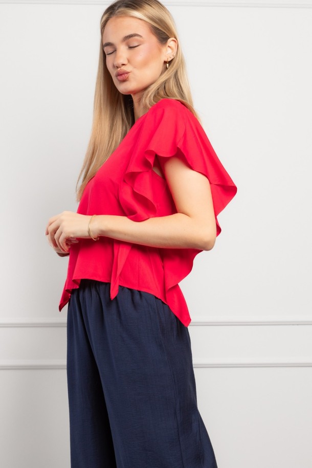 KOŠULJA K.RUKAV Ž K A26POZKO1150-C SR.CRVENA