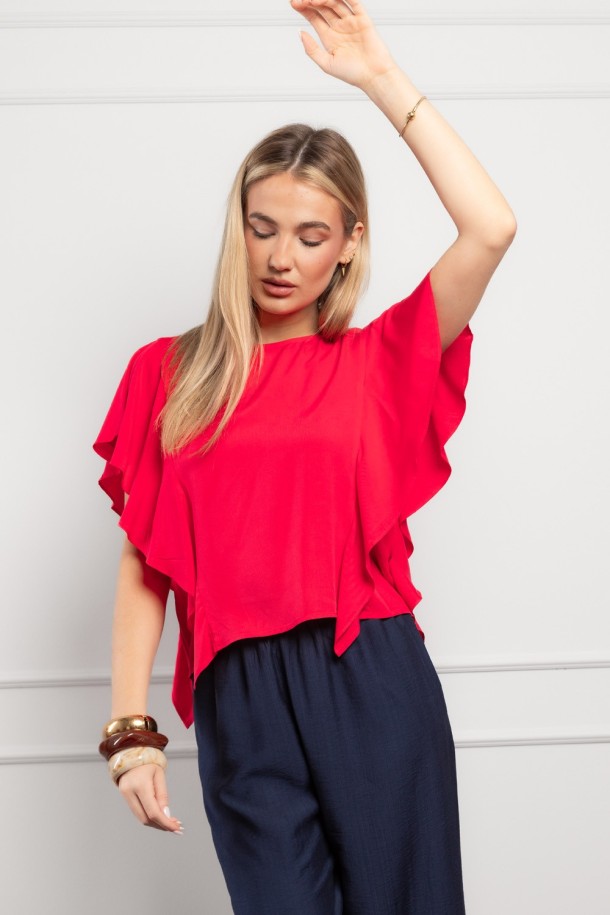 KOŠULJA K.RUKAV Ž K A26POZKO1150-C SR.CRVENA