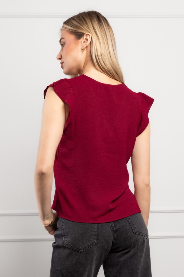 KOŠULJA K.RUKAV Ž K A26POZKO131-B BORDO