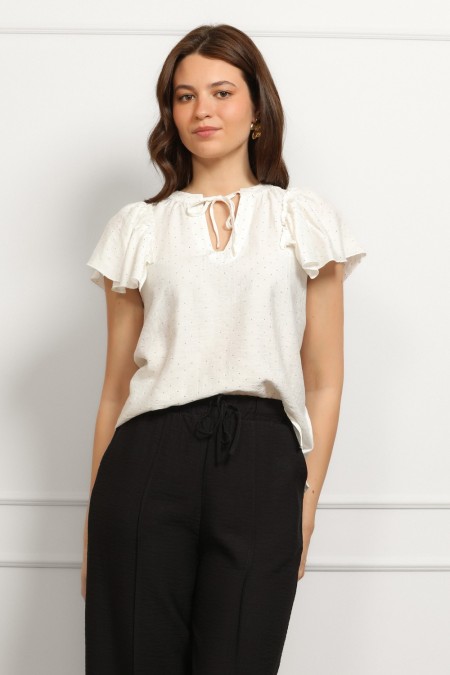 KOŠULJA KR.RUKAV Ž K A26POZKO1370 PRLJ.BIJELA