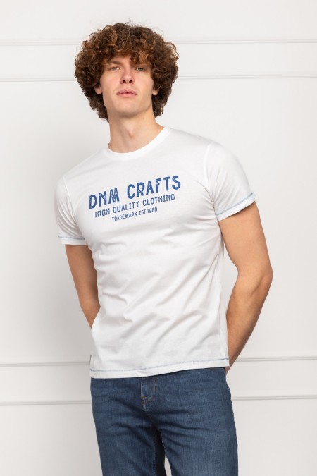 MAJICA K.RUKAV M B A26PMM101 PRLJAVO BIJELA