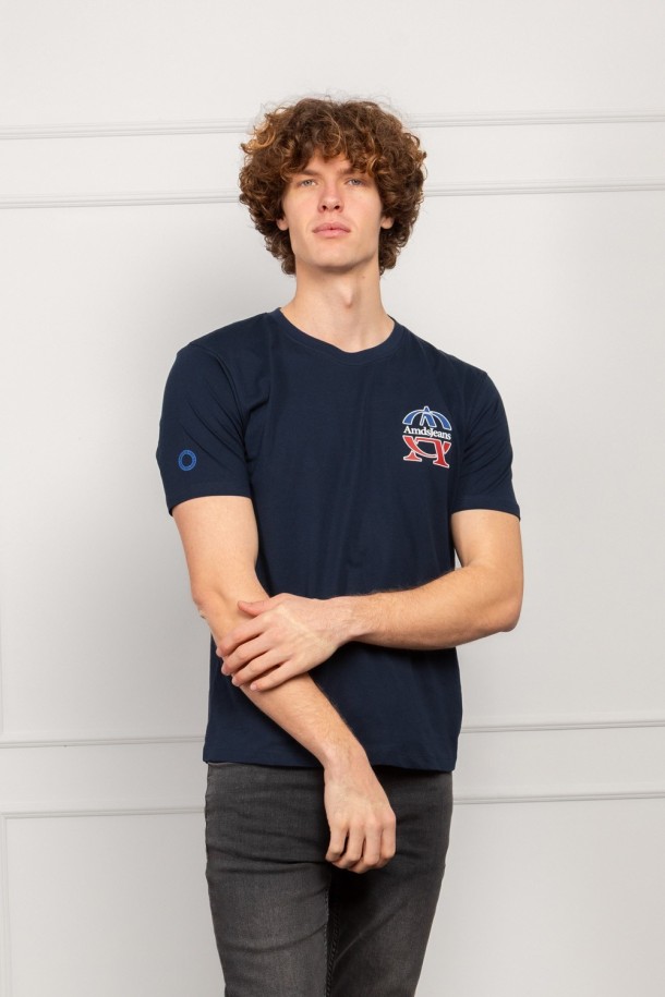 MAJICA K.RUKAV M B A26PMM102 TAMNO PLAVA