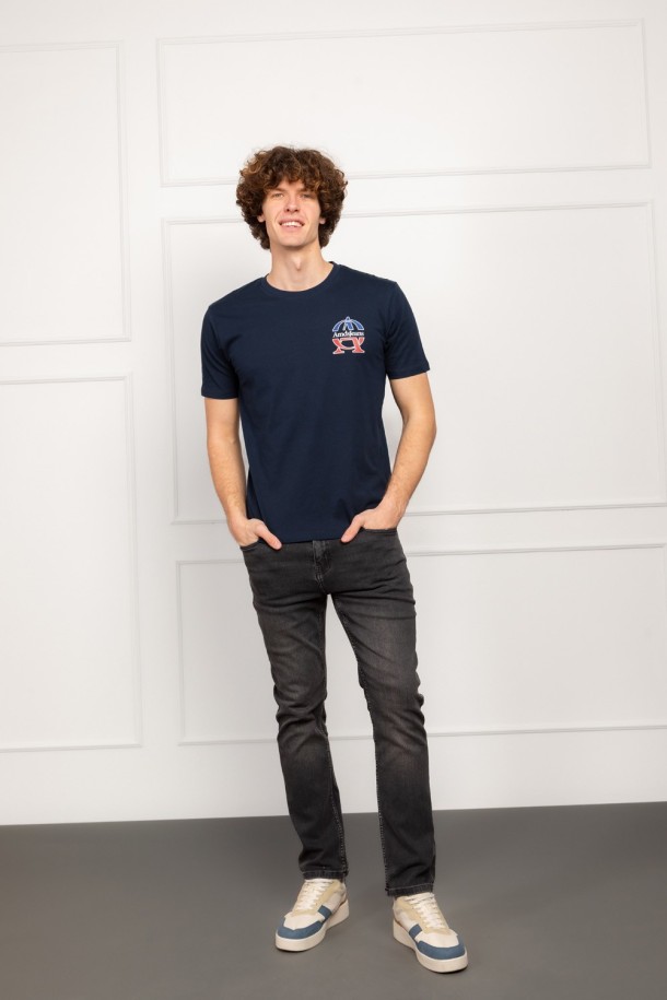 MAJICA K.RUKAV M B A26PMM102 TAMNO PLAVA