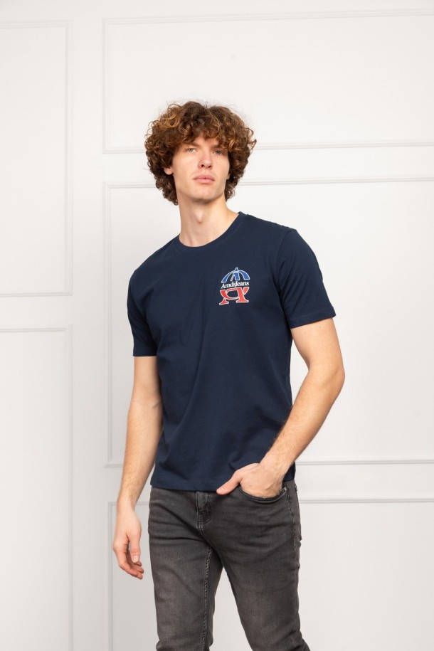 MAJICA K.RUKAV M B A26PMM102 TAMNO PLAVA