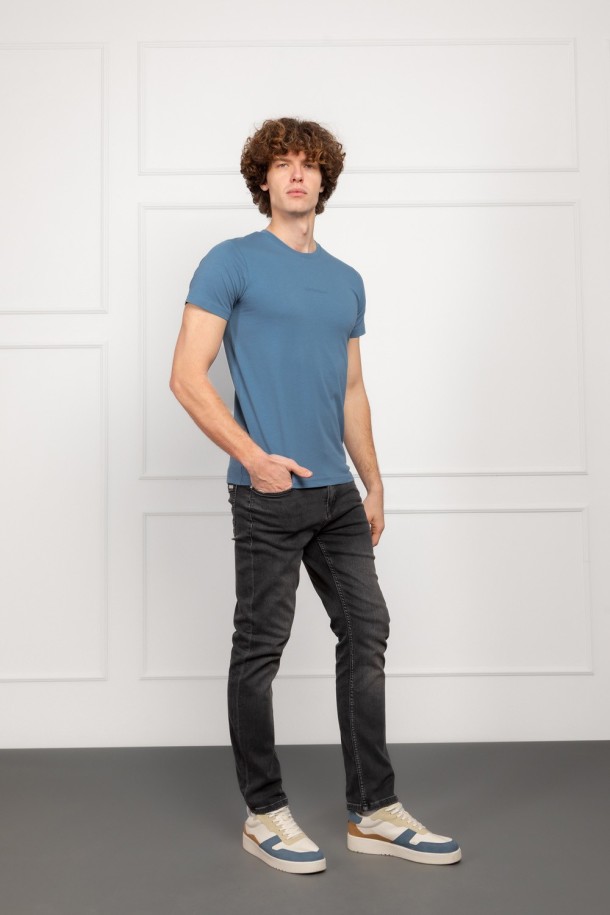 MAJICA K.RUKAV M B A26PMM11 SVJETLO PLAVA