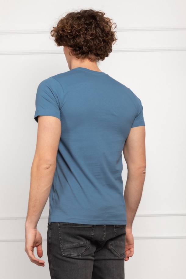 MAJICA K.RUKAV M B A26PMM11 SVJETLO PLAVA