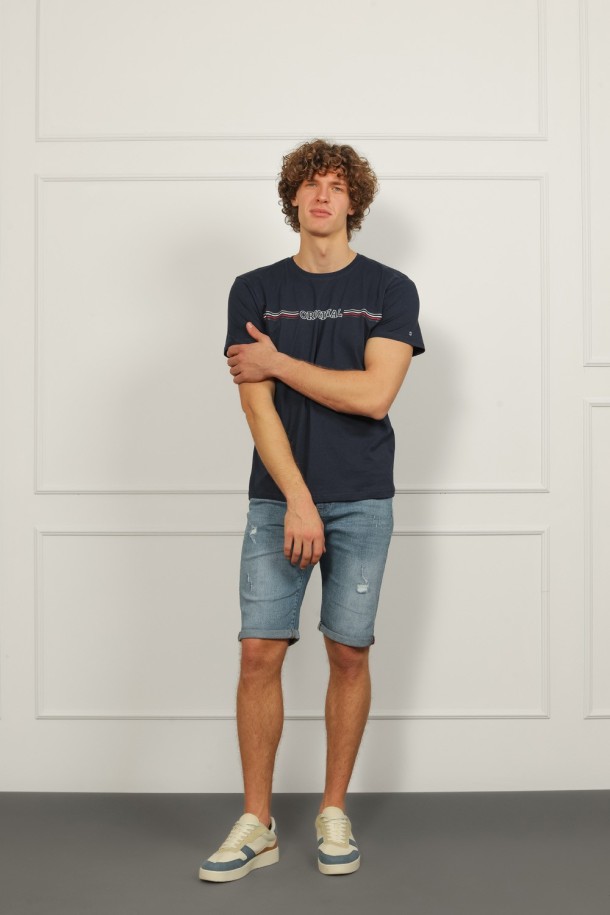 MAJICA K.RUKAV M B A26PMM13 TAMNO PLAVA