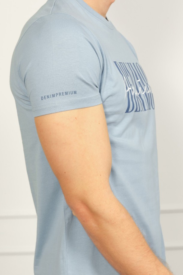 MAJICA K.RUKAV M B A26PMM134 SVJETLO PLAVA