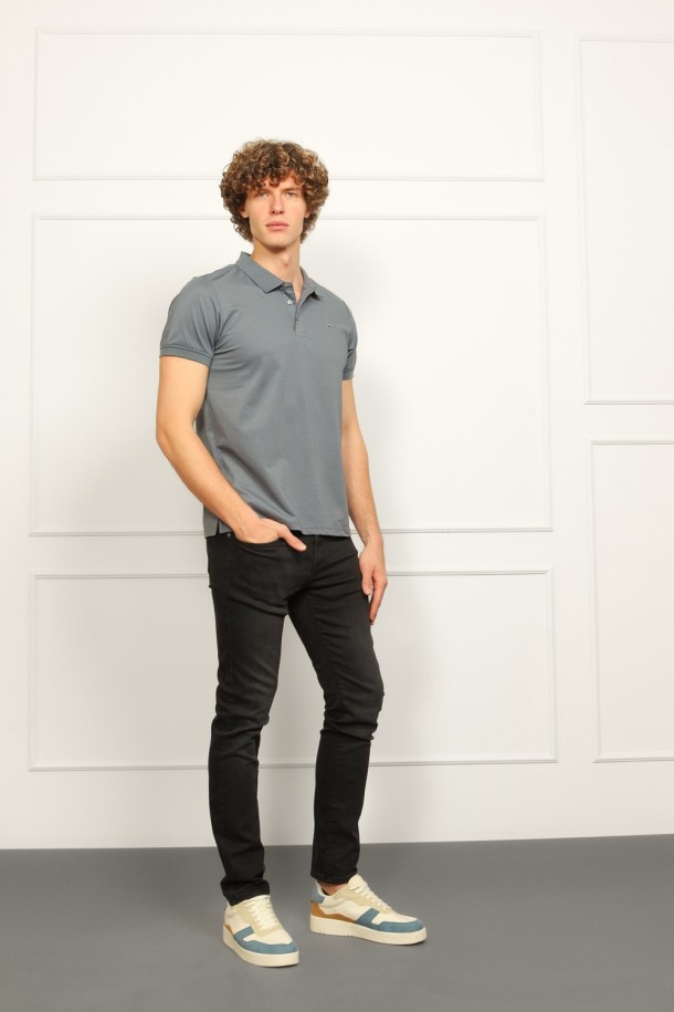 MAJICA K.RUKAV M K A26PMM141 SIVA