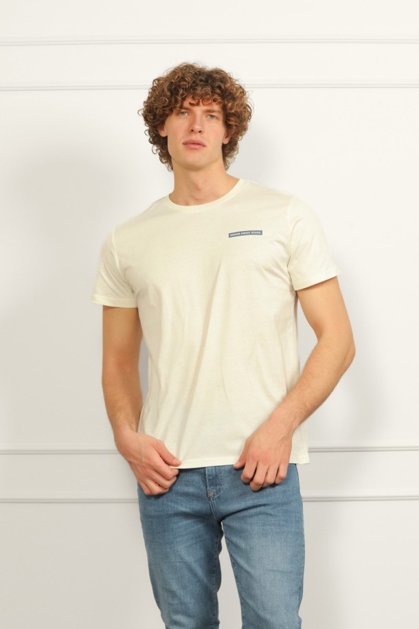 MAJICA K.RUKAV M B A26PMM16 PRLJAVO BIJELA