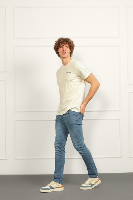 MAJICA K.RUKAV M B A26PMM16 PRLJAVO BIJELA