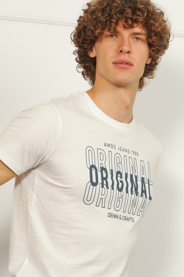 MAJICA K.RUKAV M B A26PMM218 BIJELA