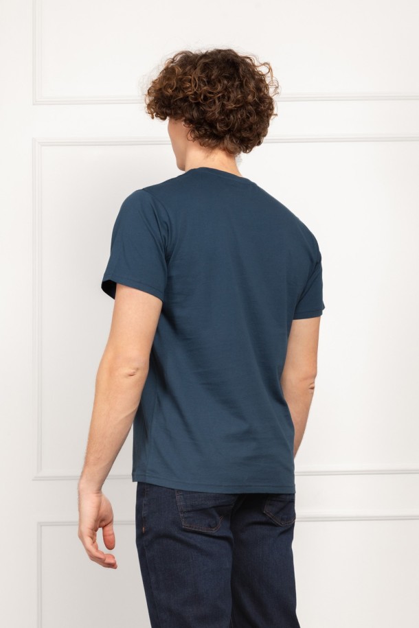 MAJICA K.RUKAV M B A26PMM223 SREDNJE PLAVA